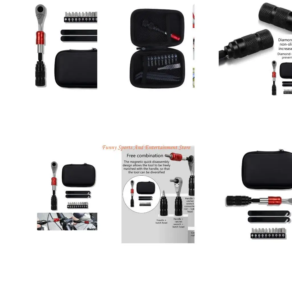 

C4DE Набор ключей с храповым механизмом для велосипедов, инструмент для ремонта велосипедов, набор ключей с храповым механизмом,