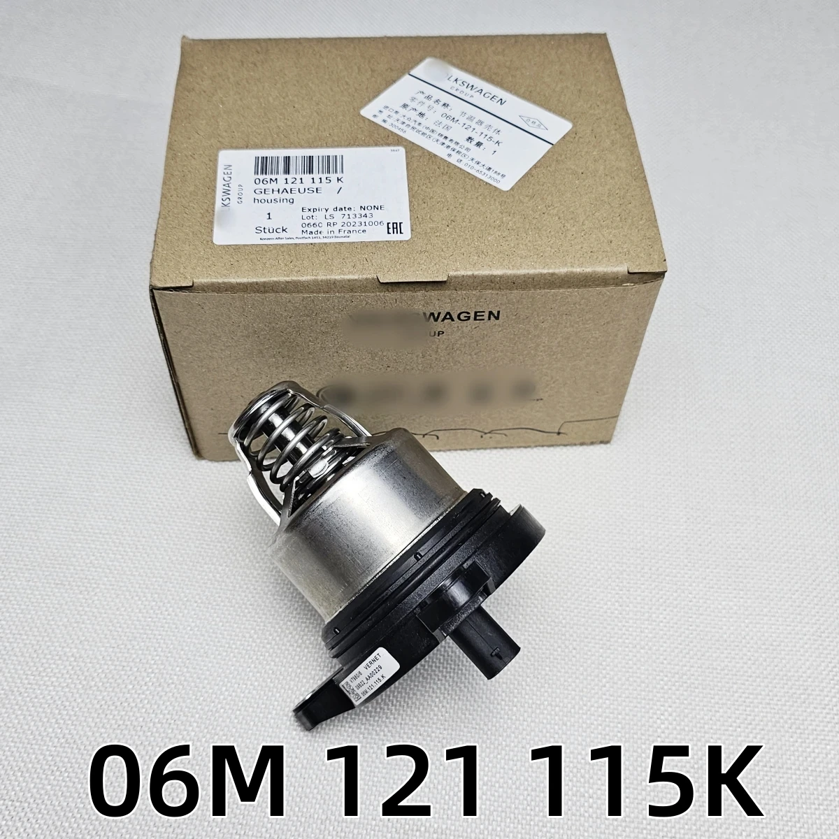 

OEM Engine Coolant Thermostat 06M121115K,06M121115G For AUDI A4 B9,A5,A6 C8,A7,A8L D5,Q5,Q7 2019-,Q8 2018-,VW Touareg 2018- 3.0