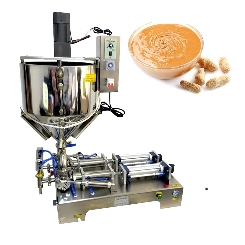 Double-Head Liquid Paste Filling Machine For Honey Chili Sauce Laundry Detergent Stainless Steel Quantitative Filling Machine