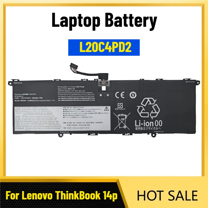

Laptop Battery for Lenovo ThinkBook 14p G2 ACH L20B4PD2 L20C4PD2