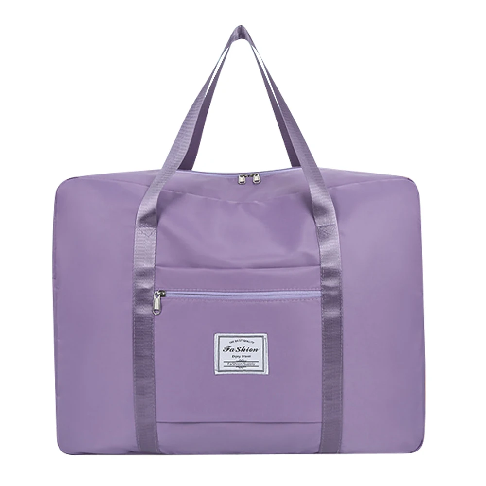 أزياء أكسفورد القماش حقيبة سفر قابلة للطي للماء بلون واق من المطر أكياس سعة كبيرة متعددة جيب حقيبة يد الصالة الرياضية