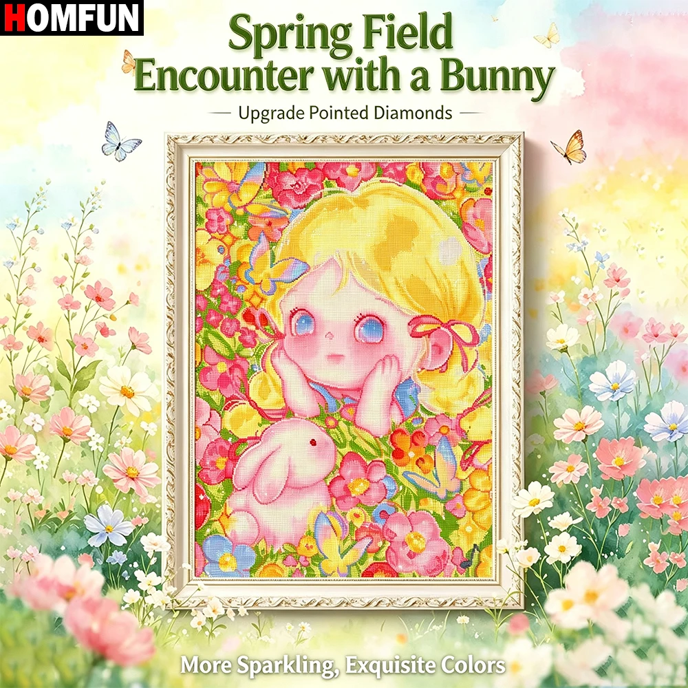 HOMFUN 5D Diamond Embroidery Needlework Kit 