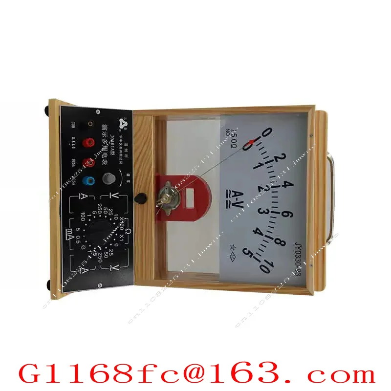 Multi-purpose Demonstration Electric Meter Current and Voltmeter High School Physics Teaching Instrument