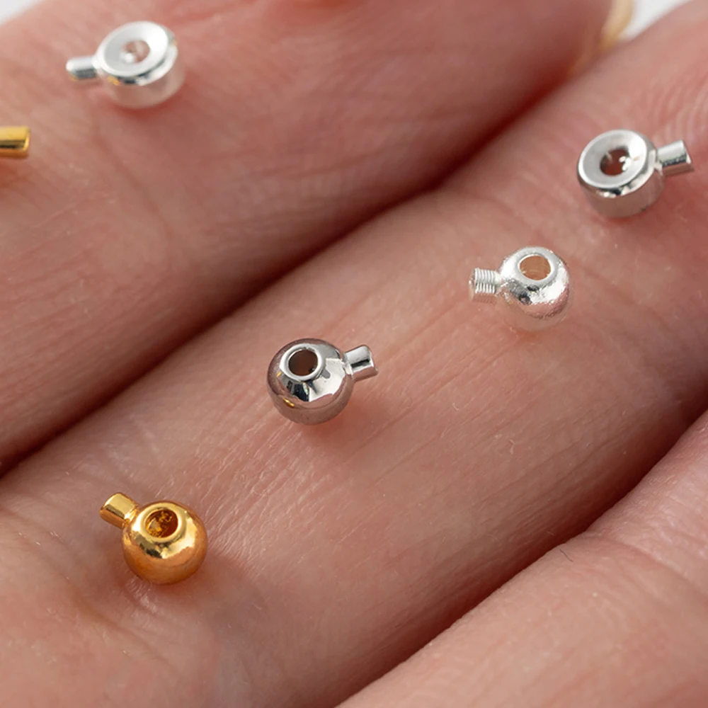 20 قطعة 18K مطلية بالذهب النحاس سدادة تجعيد الخرز تحديد المواقع خزانة مسطحة فاصل حبة ل سوار ذاتي الصنع قلادة صنع المجوهرات