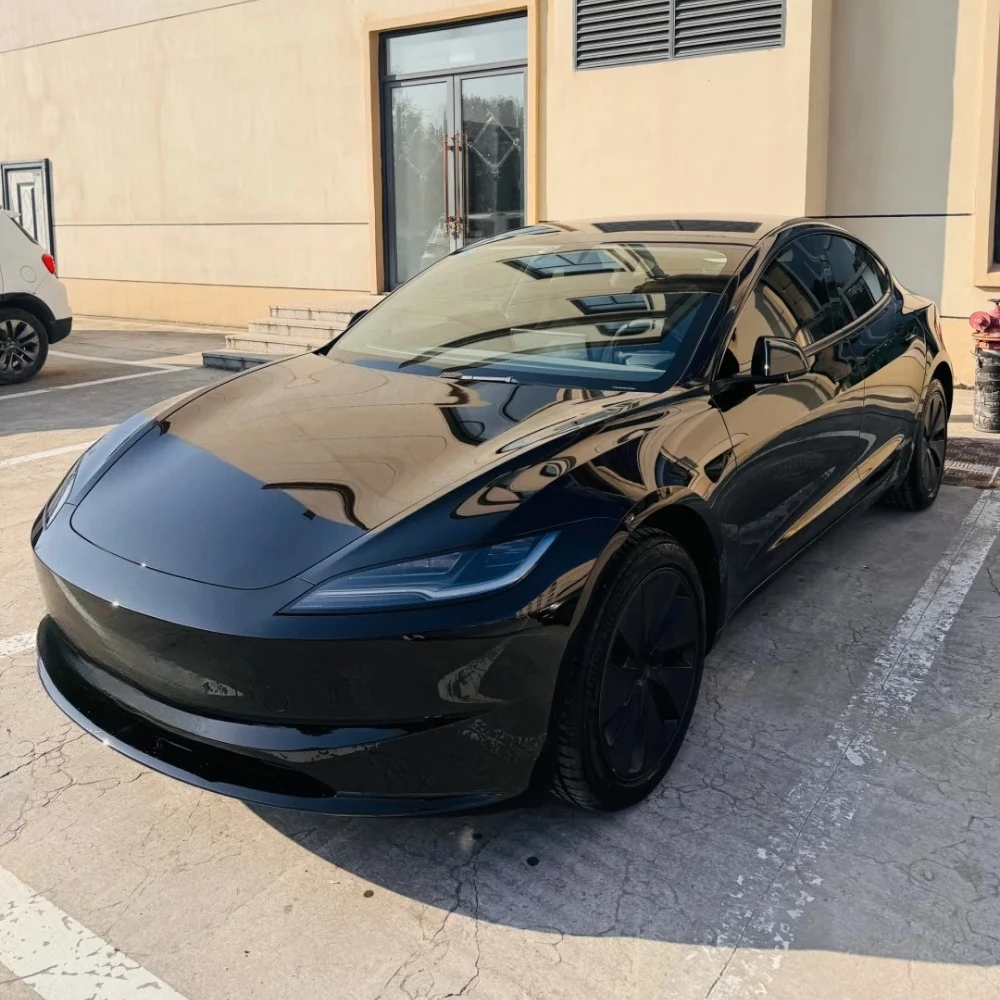 Pre-cut PPF Alexander Silver For Tesla Model 3 Highland 2024 2025 DIY Color Change Film PET Paint Protection Film Anti-Scratch
