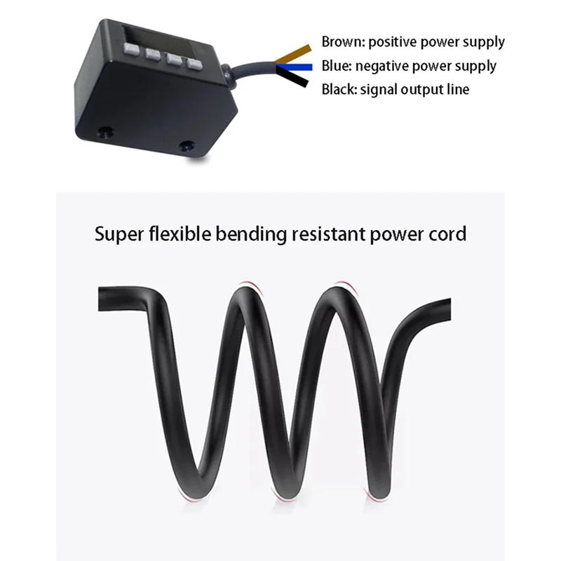 HHTL Color Code Photoelectric Switch Color Sensor Smart Label Color Separation Positioning Sensor Smart Color Mark Sensor