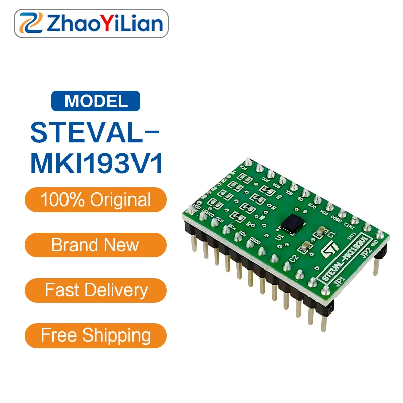 For STEVAL MKI193V1 ADI LSM6DSOX 6 Axis IMU Sensor Adapter Board MEMS Accelerometer Gyroscope Demo Module