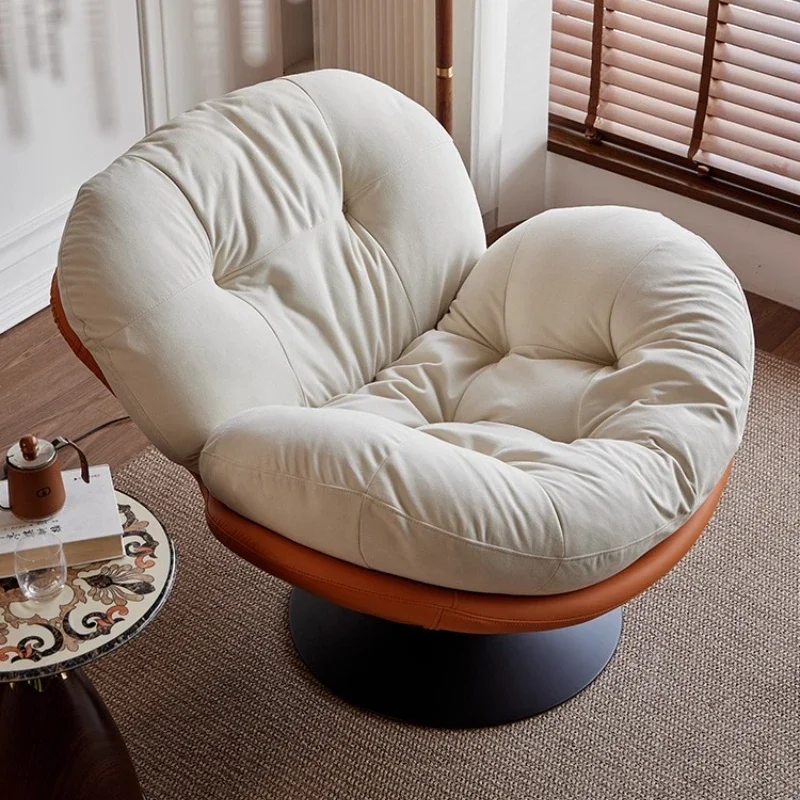 Nordic Balcony Chairs Sofa Pads Back Support Spinning Makeup Chairs Living Room Single Muebles Para El Hogar House Accessories