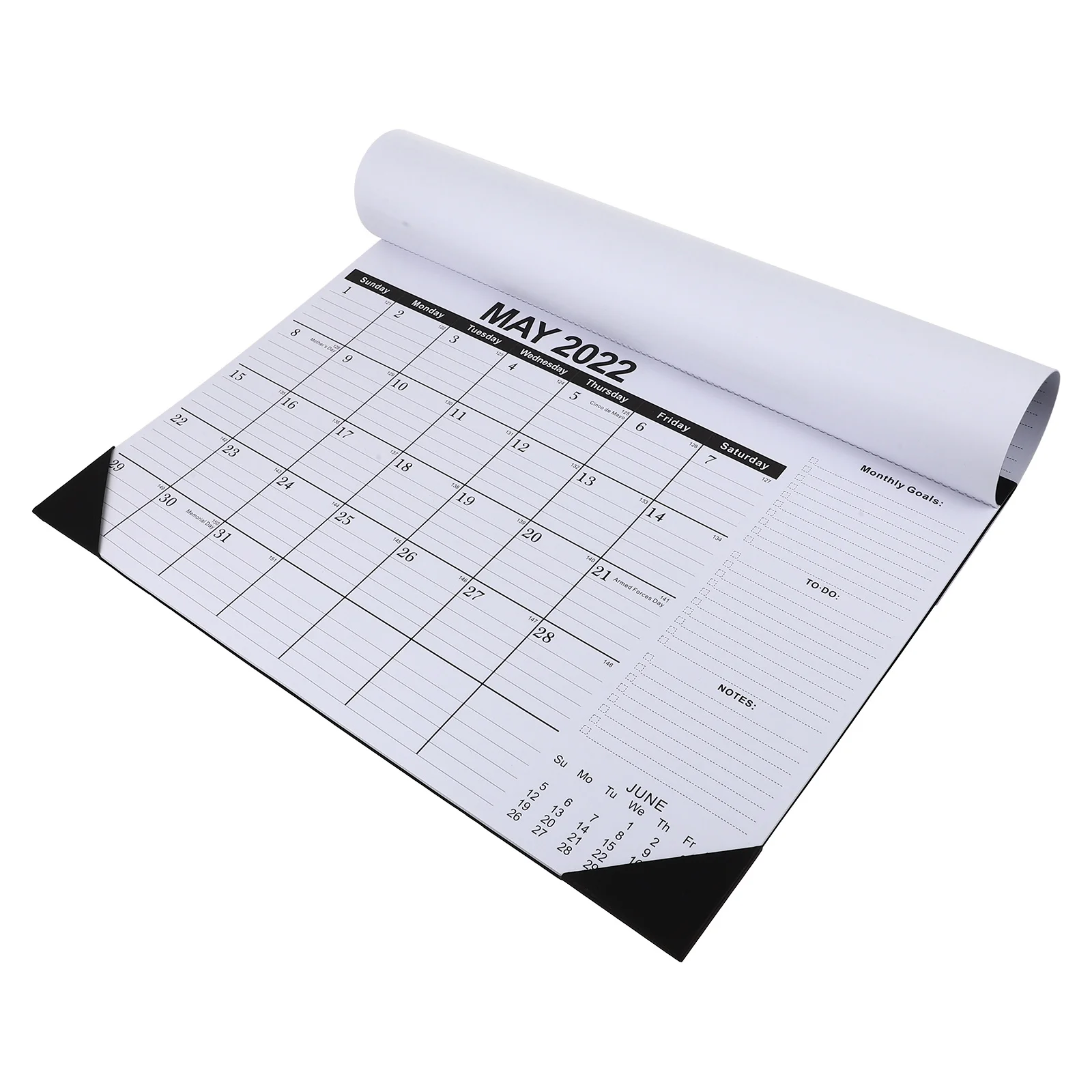 

1Pcs Hanging Wall Calendar English Edition 2022 Paper Stylish Note-Taking Planner for Home Office Wall Calendar