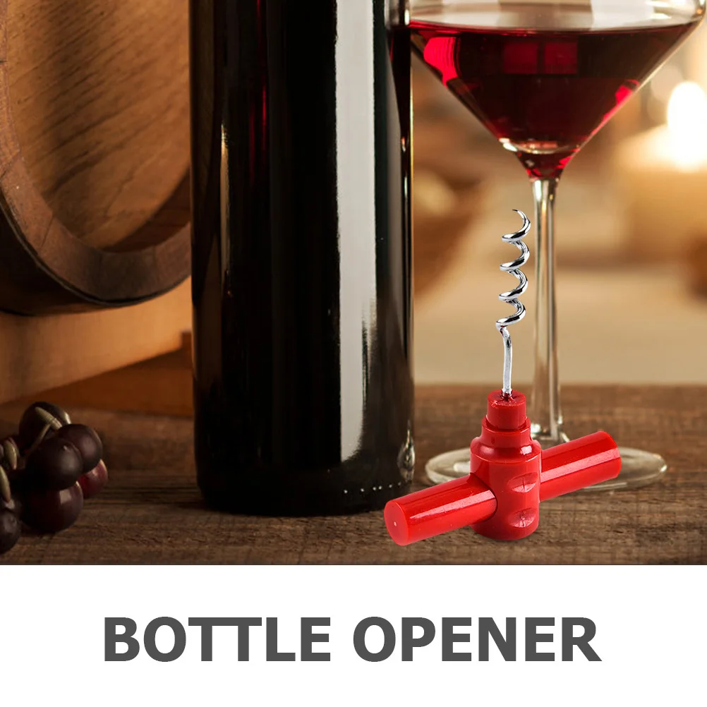 

5Pcs Corkscrew Bottle Opener Small Wine Open Tool Easy Grip for Travel Camping Backpacking Outdoor Activities Wine Corkscrew
