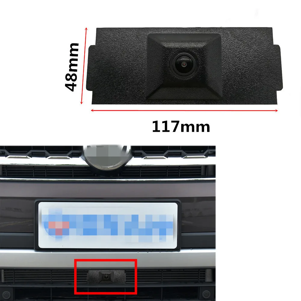 AHD 1080P Fisheye CCD Car Front View Parking Positive Logo Camera For Volkswagen VW Teramont X 2016 2017 2018 2019 2020 2021