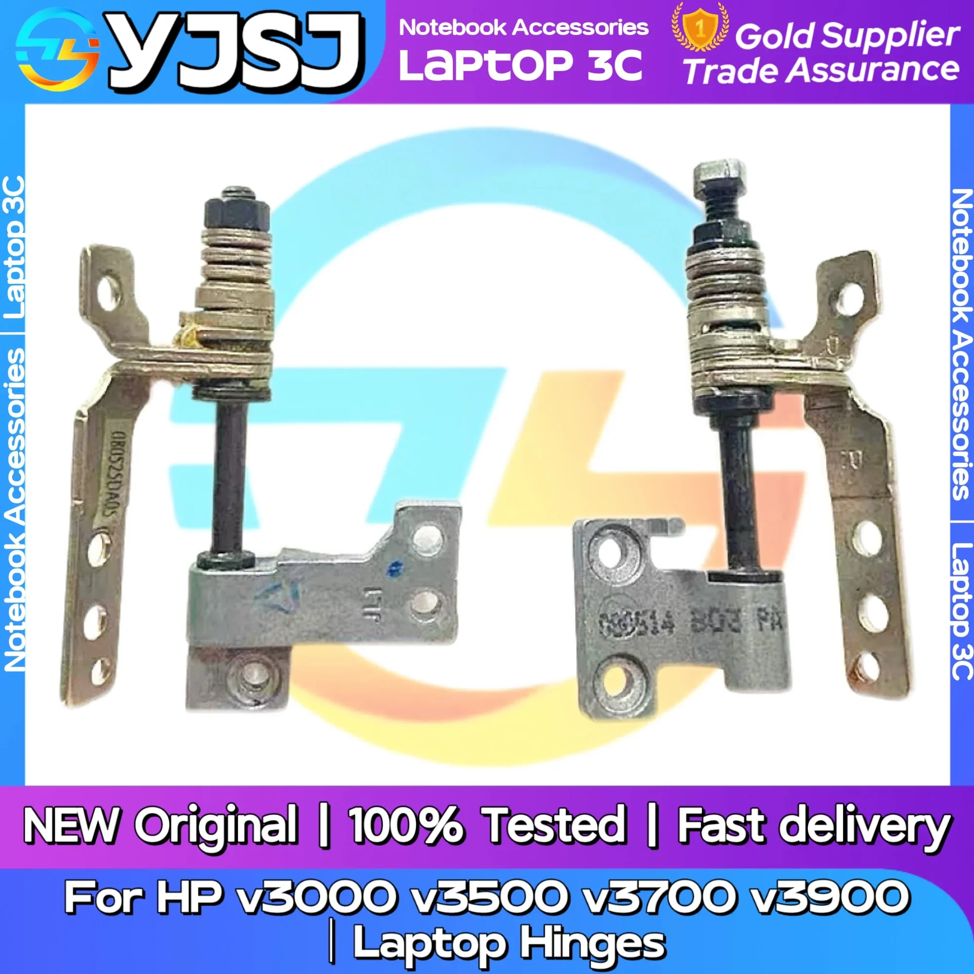 

New Original Laptop Notebook Hinges For HP PRESARIO V3000 v3200 v3300 v3500 V3700 v3900 LCD Screen Hinge 417103-001 LCD shaft