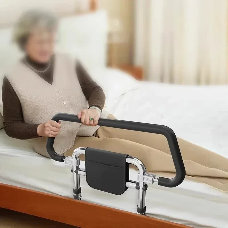 European Stainless Steel Senior Bed Rails Elderly Goods Bedside Handrails Home Bedroom Home Guardrails Simple Elderly Furniture