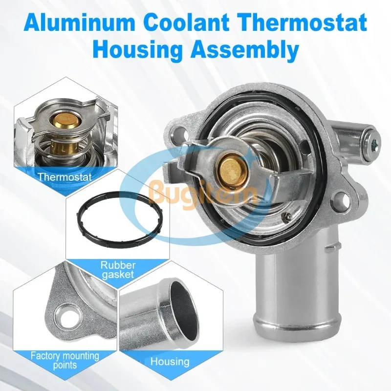 5184977AE 5184977AD 902-3035 Aluminium Engine Coolant Thermostat Housing For Dodge Challenger Charger & Chrysler 300 2011-2022