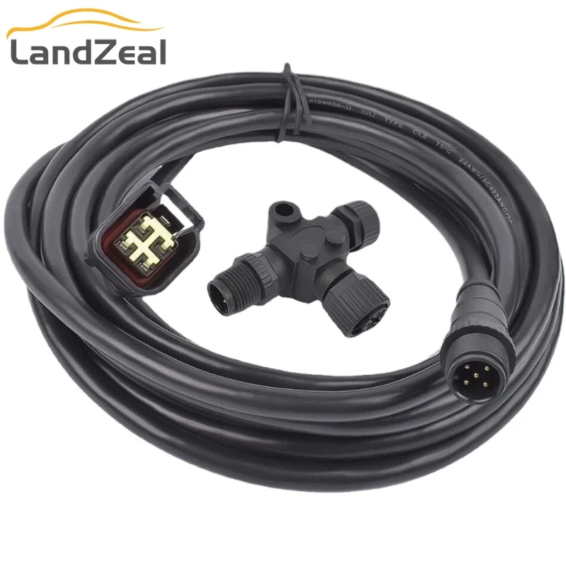 000-0120-37 Cable de interfaz de motor NMEA 2000 y "T" para fueraborda Lowrance Simrad Yamaha 2006-2023