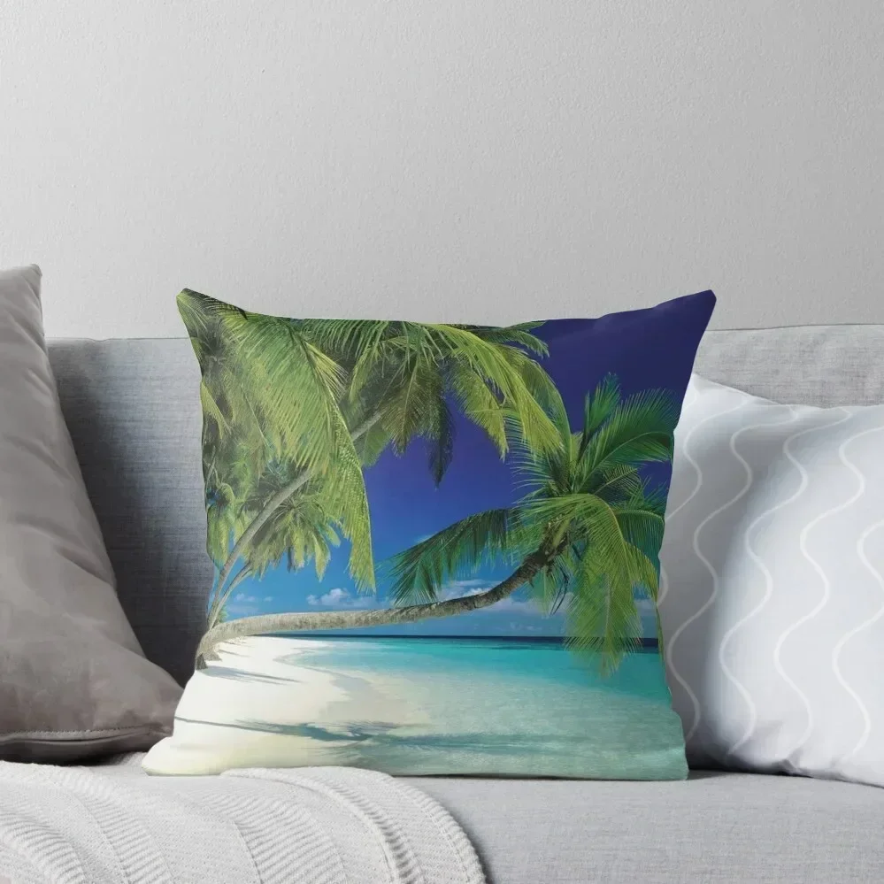 Maldives Polynesia Tropical Beach Photography Throw Pillow Decorative Sofa Cushions Pillowcases Pillowcase pillow