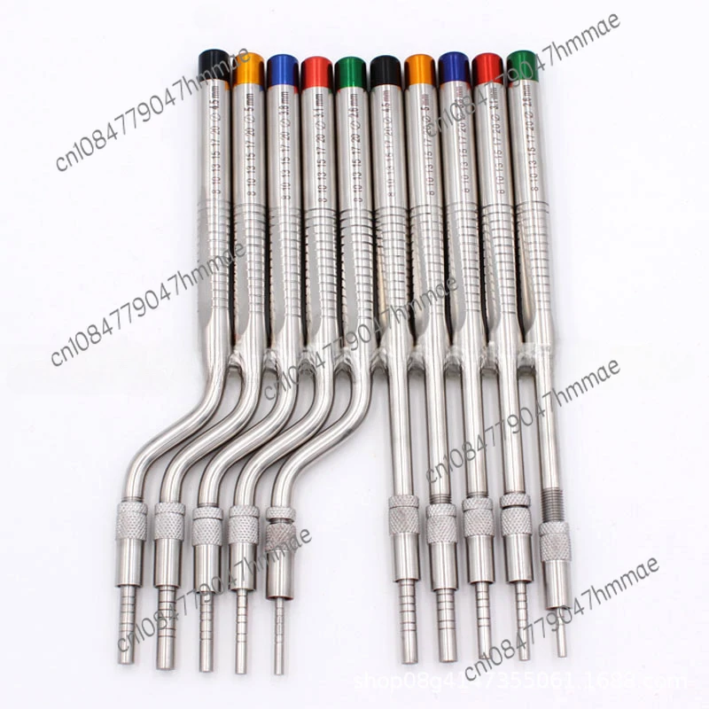 Dental Lifting Tool Planting Screwdriver Upper Frontal Sinus Lifting Tool Elbow Straight Head 5 Pieces