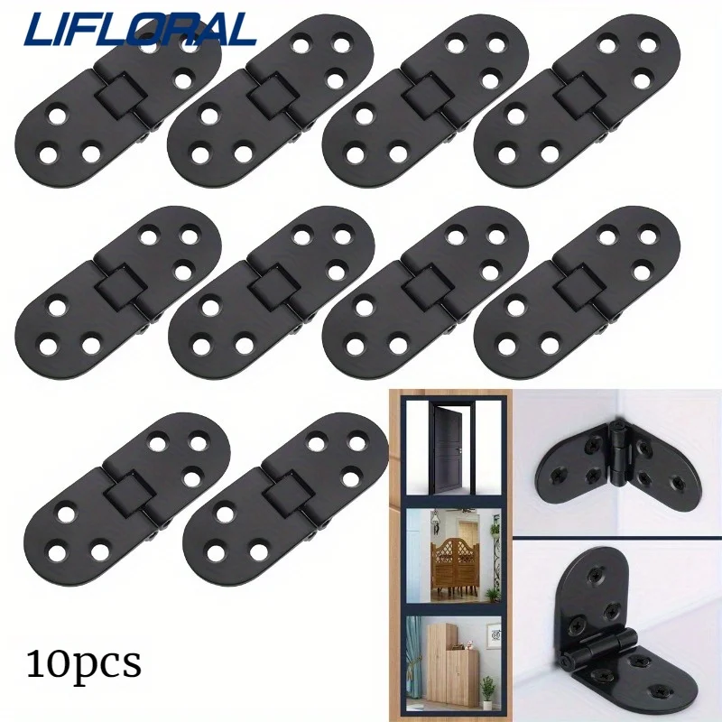 10 ชิ้น 80*30 มิลลิเมตรติดตั้งพับบานพับ Self สนับสนุนพับโต๊ะบานพับประตูตู้เฟอร์นิเจอร์ฮาร์ดแวร์