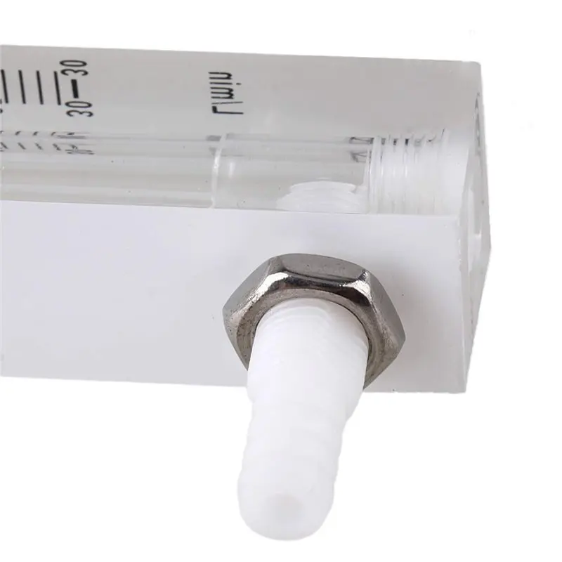 IALJ-Oxygen Air Gas Flowmeter 3-30LPM LZQ-7 Acylic Flowmeter Gas Acrylic Metal Fitting For Oxygen Air Gas Conectrator