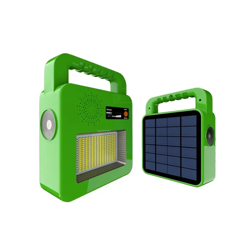 Solar-Außenbereich, zum Aufladen des Camping-Nachtmarktes, tragbarer USB-Handy-Lade-Bluetooth, tragbare Stereo-Beleuchtung
