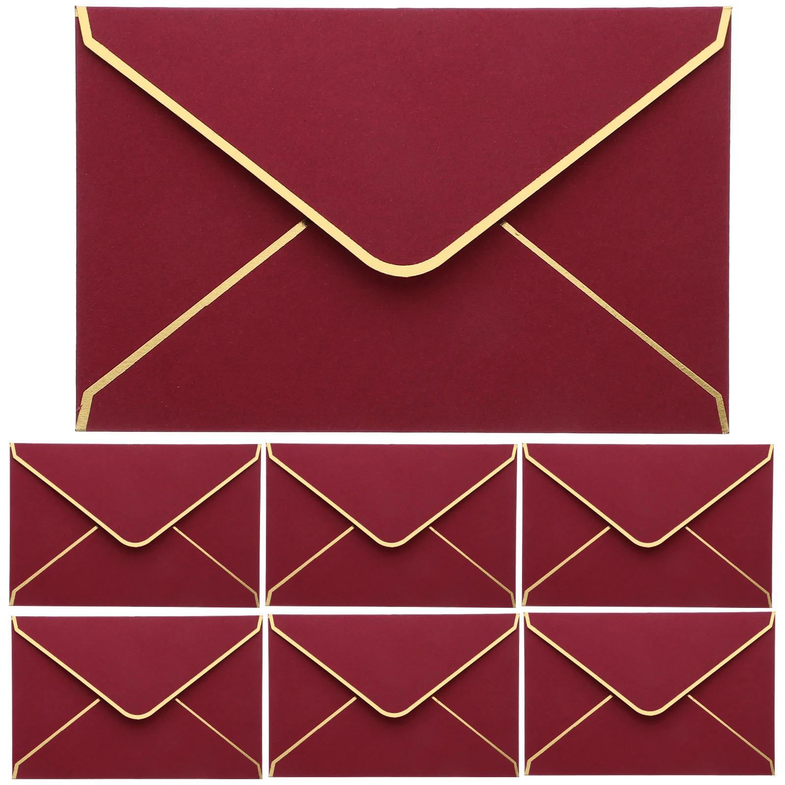 

50Pcs Portable Invitation Envelopes Multi-Function Wedding Cards Elegant Party Accessory Supplies Envelopes Party Supply
