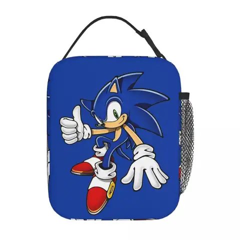 Sonices Bolsa de almuerzo con aislamiento Bolsa más fresca   Contenedor de almuerzo acción aventura comedia bolsa portátil lonchera hombres mujeres playa picnic