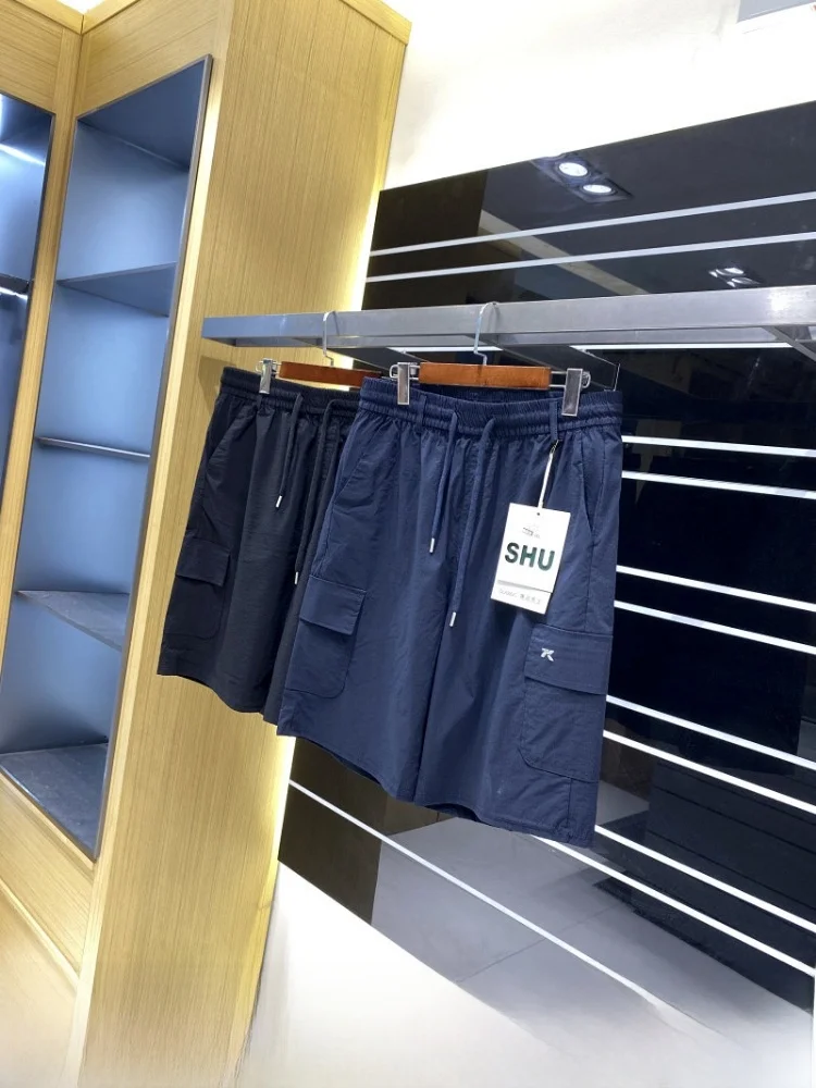 Lightweight Quick-Dry Breathable 3D Tailored Men's Outdoor Casual Sports Shorts Summer Fashion Urban Style Elastic Waist
