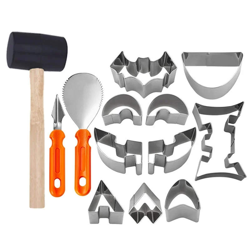 

Halloween Pumpkin Carving Kit For Halloween Decoration Jack-O-Lanterns DIY Pumpkin Carving Tools