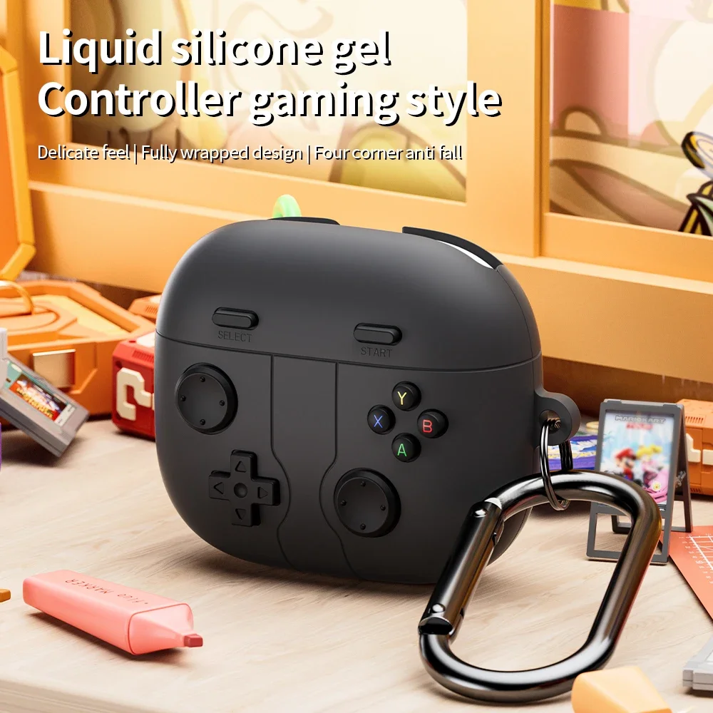 Funda para 2025 Beats Powerbeats Pro 2, funda con Kit de limpieza, consola de juegos de dibujos animados divertidos, funda de silicona suave para Power Beats Pro2