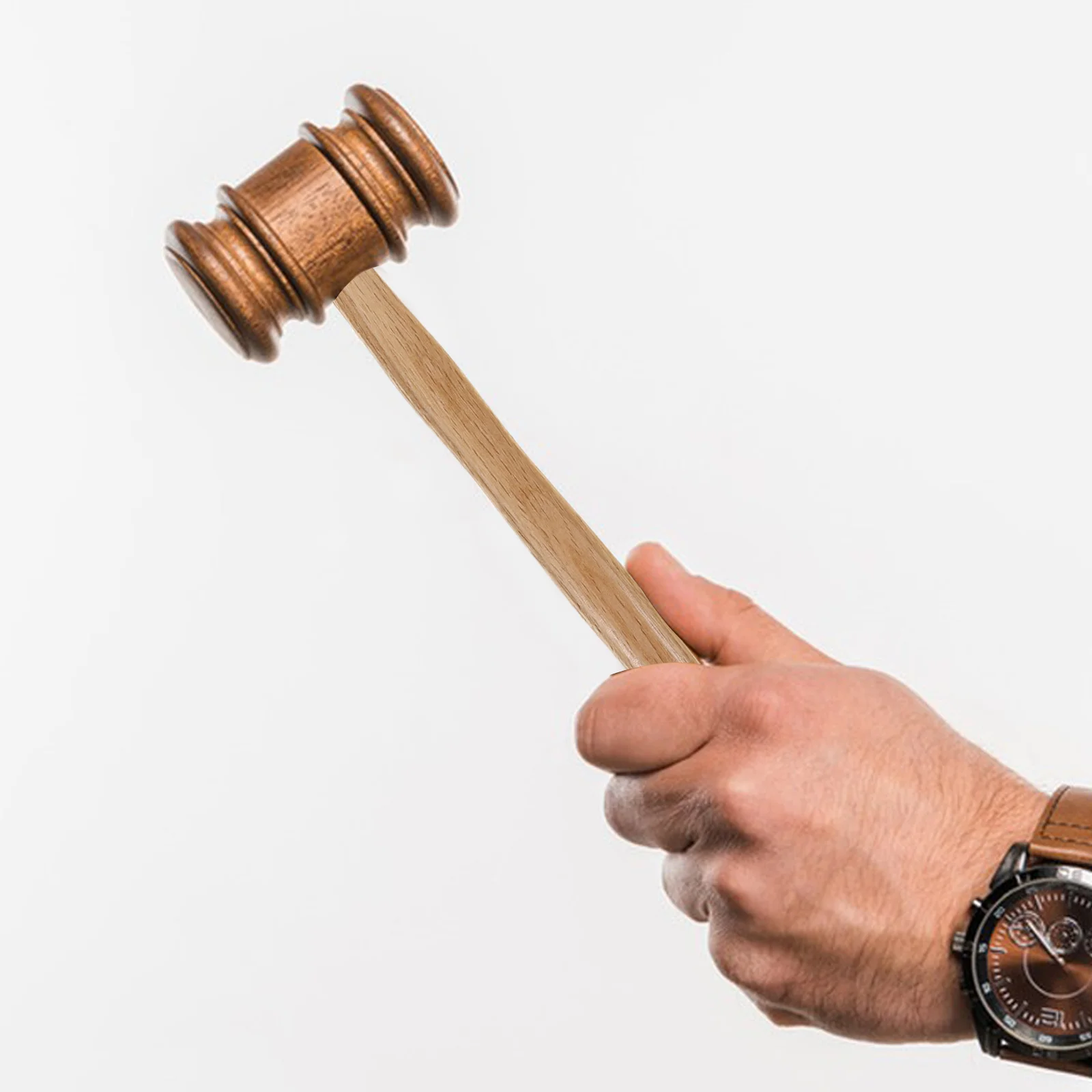 

2Pcs Wooden Hammer Handle Replacement Strong Texture Compatible with Many Hammers Hammer Handle Wooden Handles