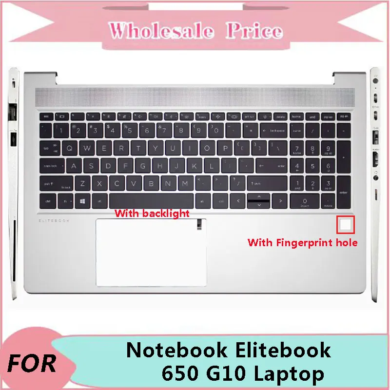 

New Original For HP Notebook Elitebook 650 G10 Laptop Palmrest Case Keyboard US English Version Upper Cover