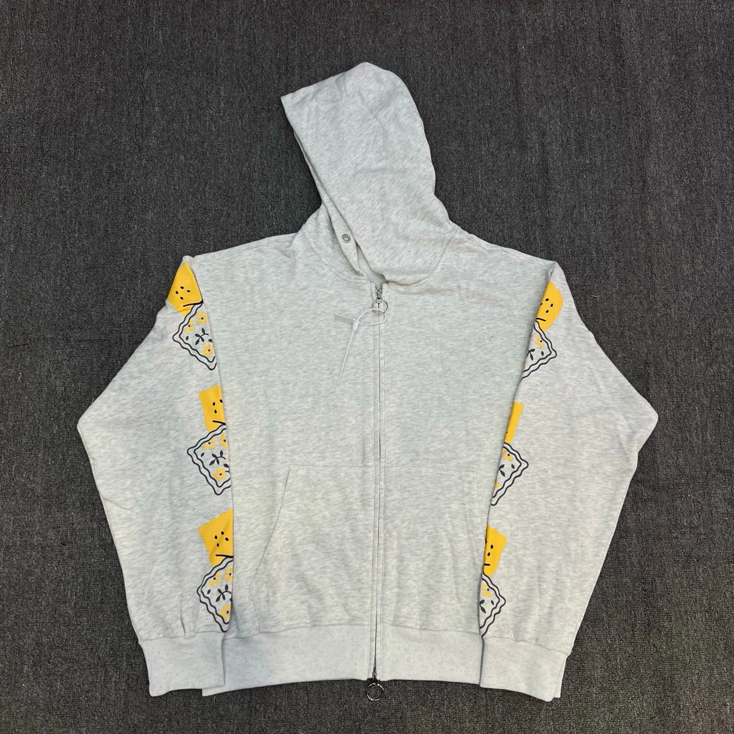 

KAPITAL KOUNTRY Японский модный бренд: Свободная толстовка на молнии с принтом Cookie, повседневная, весна-осень, для молодежи