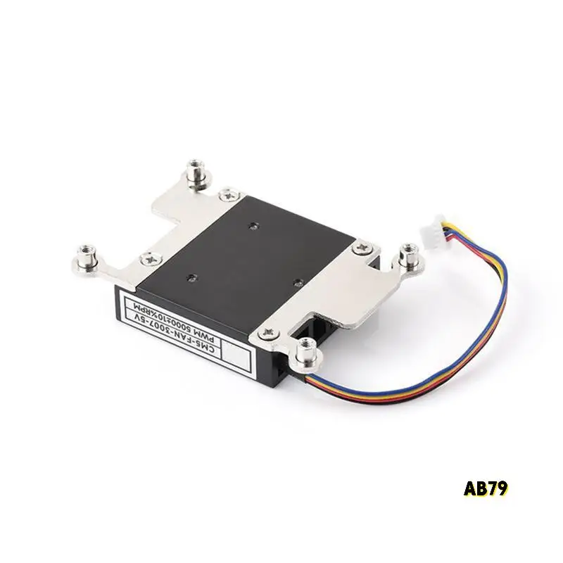 Raspberry Piコンピューティングモジュール5用冷却ファン、CM5ヒートシンククーラーラジエーター、5V電源、サーマルテープ付き