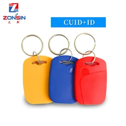 5pcs/lot RFID 13.56MHz IC CUID Changeable Dual Chip Frequency T5577 EM4305 125 KHz ID Blank Card Writable Copier Key Fob Access