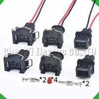 Conectores automotrices de 2 pines Conector de boquilla de inyector de combustible Enchufe de arnés de cables 829441 -1 037906240 106462 -1 6849784 1928402571