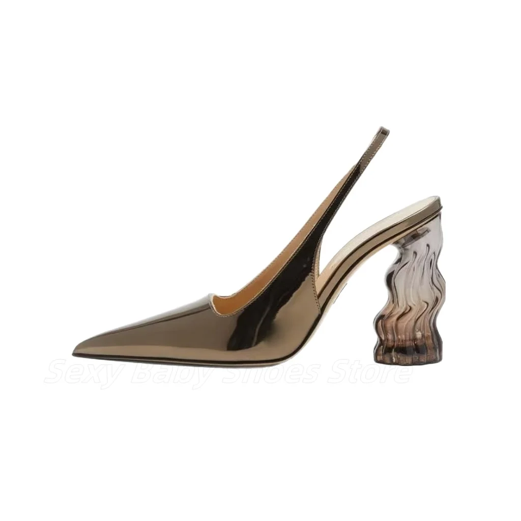 

Silver Pointed Sandals for Women's Summer Dress Design Niche Temperament High Heels Slim Heels Hot Selling Women's Shoes