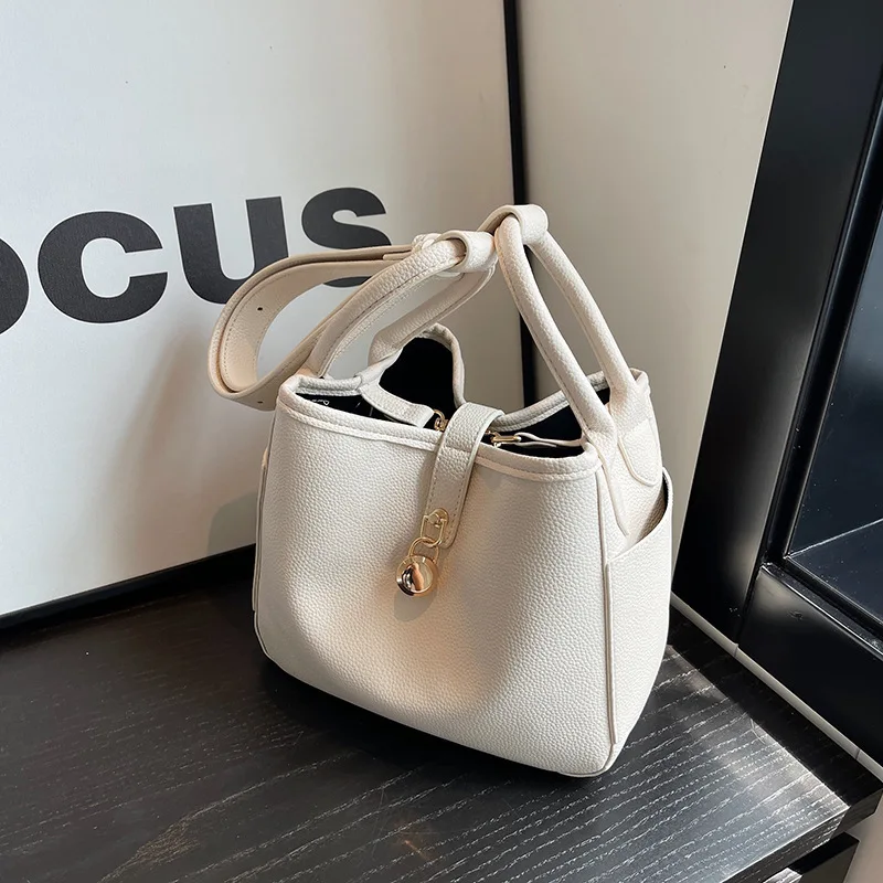 

2025 New Women's Vintage Style Bucket Bag, Adjustable Crossbody Purse, Fashionable Shoulder Bag for Daily Use & Casual Occasions