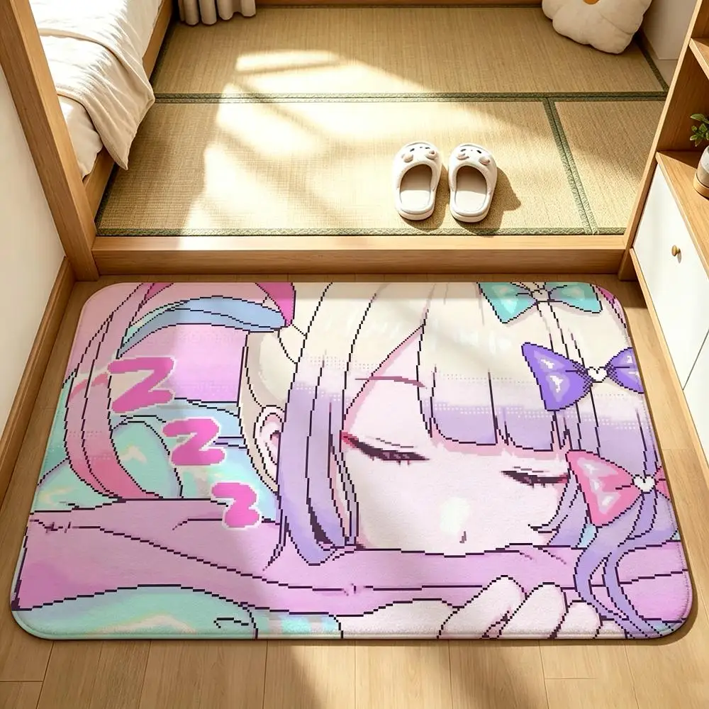 Game-Needy Girl OverdoseS Floor Mat Bedroom Carpet, Bathroom Foot Mat, Doormat, Non-Slip Absorbent Multi-Use