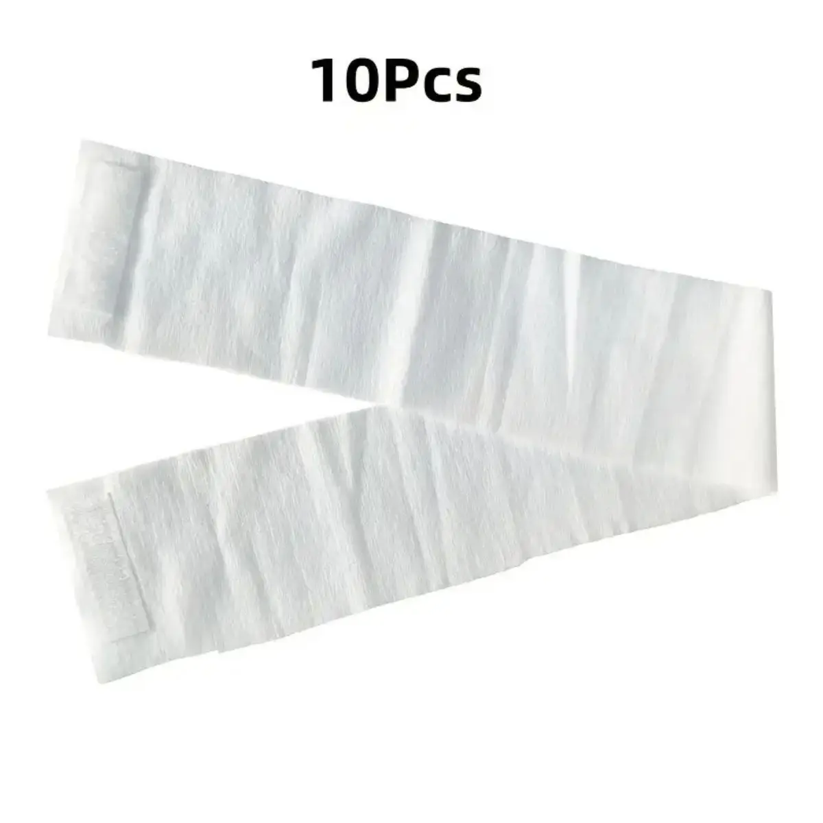 10Pcs Soft Touch Disposable Spa Facial Headbands - Stretchy Non-Woven Design for Comfortable Skin Care, Unscented, Convenient Cl