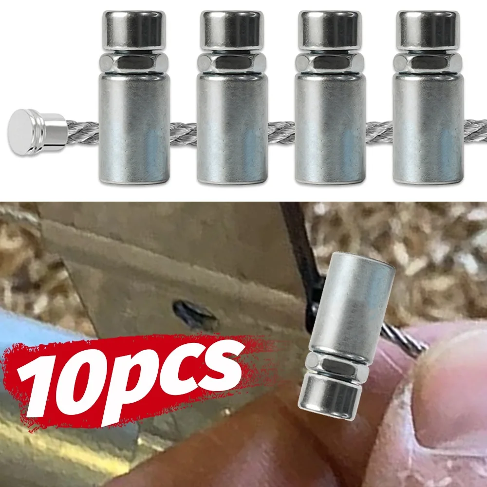 

Motorcycle Brake Throttle Cable Clip Universal Bike Scooter Handbrake Adjustment Screw Metal Wire Rope Guide Anti-Slip Retainer