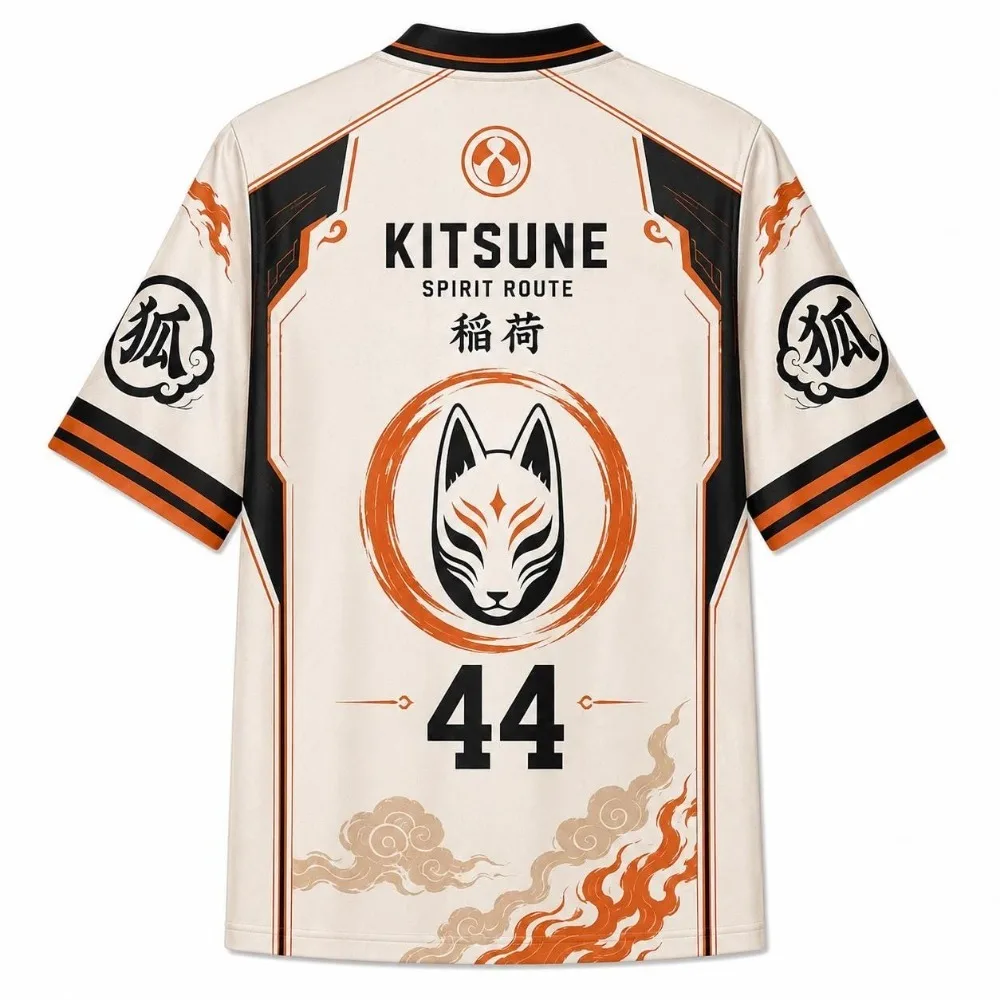 Fuchsmuster 3D-Druck Sport Schnelltrocknend Atmungsaktiv Herren V-Ausschnitt T-Shirt Outdoor Street Casual Mode Y2K Team Training Eltern-Kind-Oberteil – Detail 3
