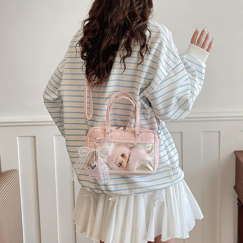 Popular Cute Bar Pain Bag Fashionable Three-color Versatile Portable Backpack Bowling Crossbody Backpack, New Model Wholesale