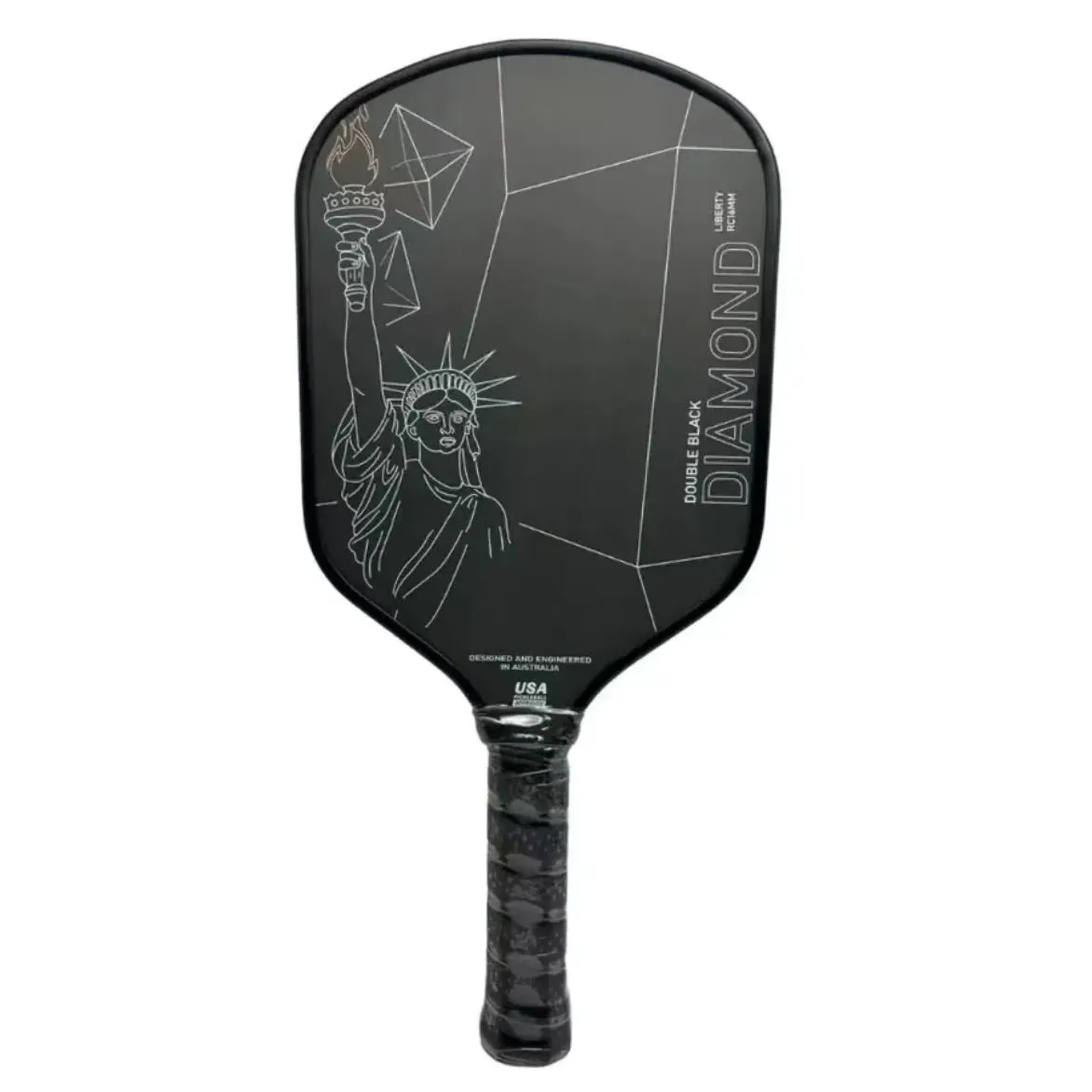 

Wholesale sales USAPA Standard Approved Double Black Diamond liberty RC 16mm Thermoforming Pickleball Paddle