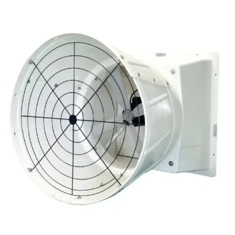 

Industrial Butterfly Cone Exhaust Fan with Shutter for Poultry Farm Greenhouse Factory