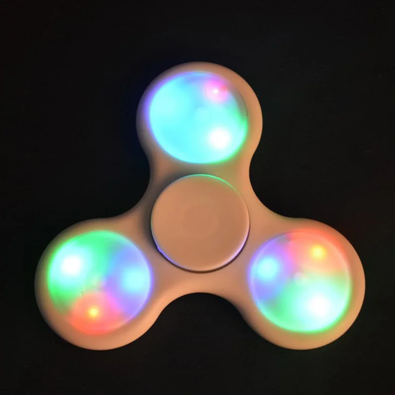 ZK30 Creative LED Light Luminous Fidget Spinner Changes Hand Spinner Golw in the Dark Stress Relief Toys For Kids