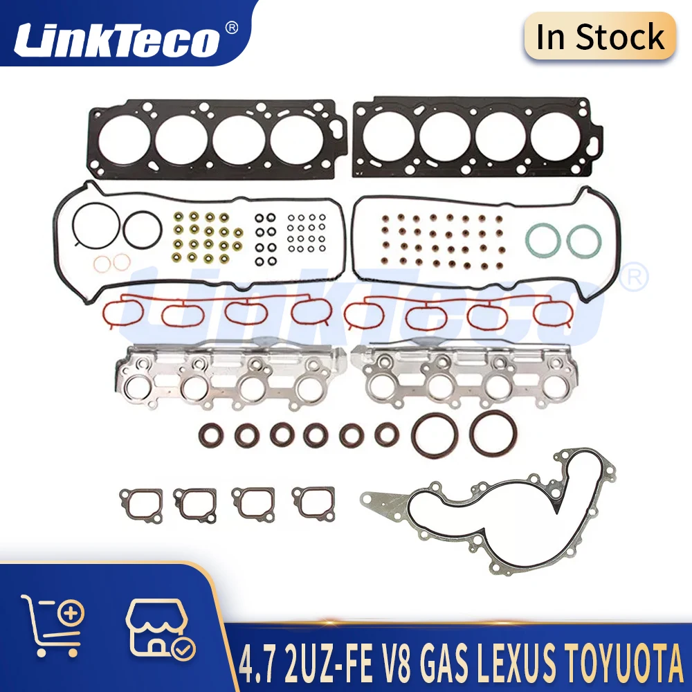 

Engine Parts Cylinder Head Gasket Set Kit 4.7 L 2UZ-FE GAS 98-04 For LEXUS GX470 LX470 TOYOTA 4 RUNNER LAND CRUISER 100 SEQUOIA