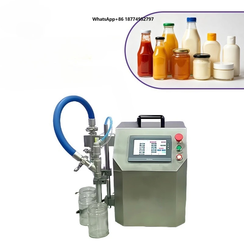 Customized High Precision Single Head Filling Machine Versatile Filling Machine for Bottled Juice Sauce Cream
