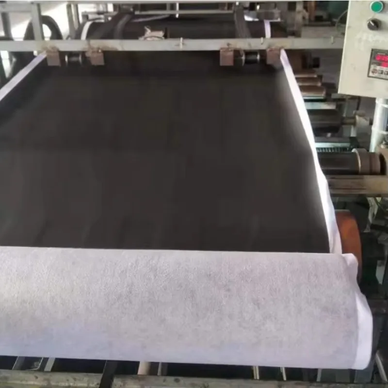 EPDM Waterproofing Membrane 0.6-2.0mm Rubber Waterproof Synthesized-10x10 cm sample