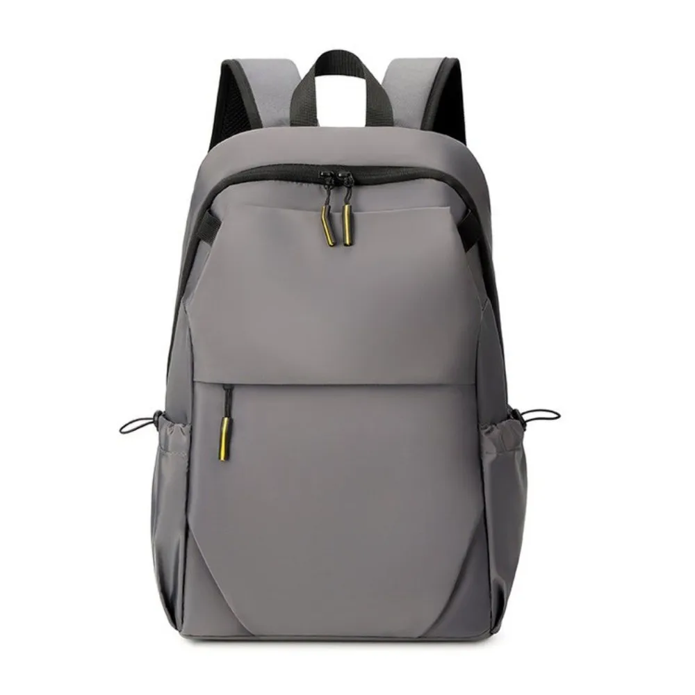 

Fashion Portable Men Backpack Large Capacity Solid Color Student Backpack Waterproof Laptop Bag Oxford Cloth Backpack Camping