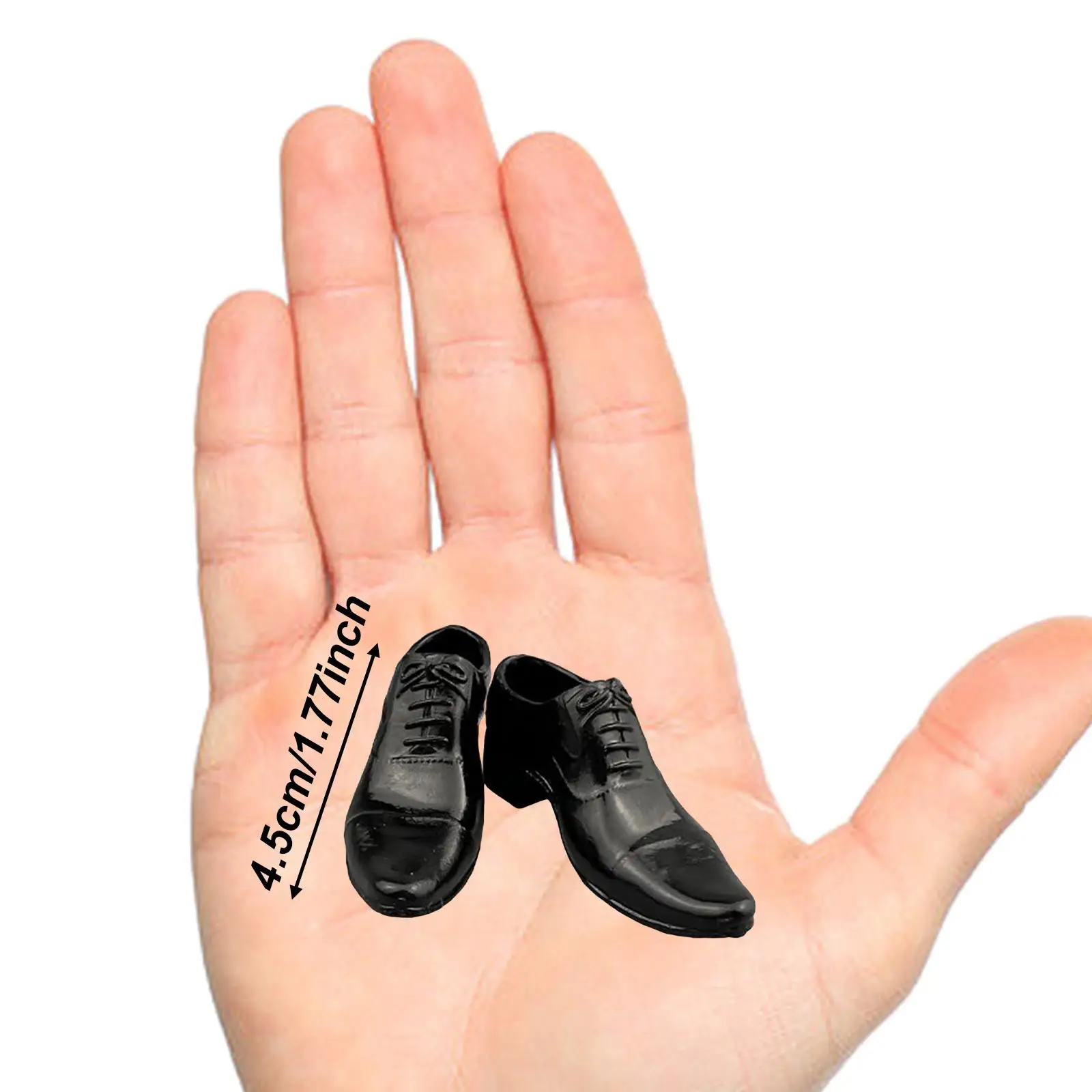 Sapatos de Figura de Ação 1/6, Moda, Formal, Modelos Miniatura Sólidos, Fantasia de Boneco para Figuras Masculinas de 12 polegadas